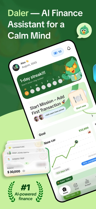 Daler: Know Your Spending, Grow Your Balance