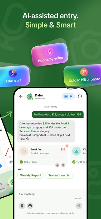 Daler: Know Your Spending, Grow Your Balance